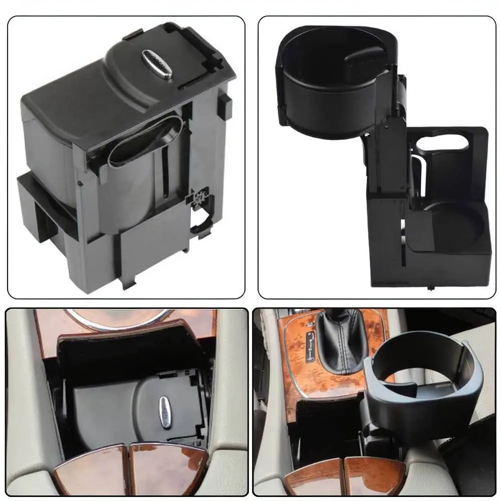 For Mercedes Benz E Class W211 CLS Class C219 Interior Drink Holder Console Storage Bottle Stand Automotive Accessory Box
