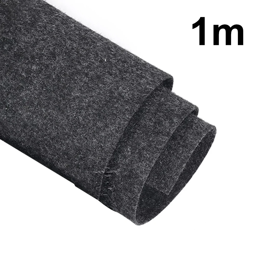 1M Speaker Mesh Cloth Replacement Secure Installation DIY Dustproof Protection Stylish Black/Grey Polyester Fiber