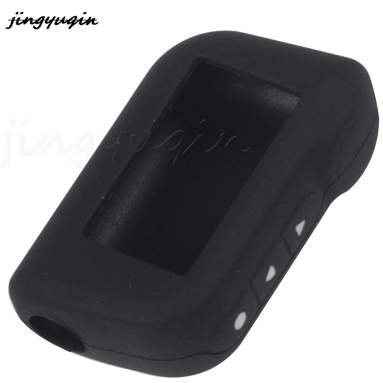 jingyuqin  A93 A96 A63 Keychain Silicone Cover Key Case For Starline A93 Two Way Car Alarm Remote Controller LCD Transmitter