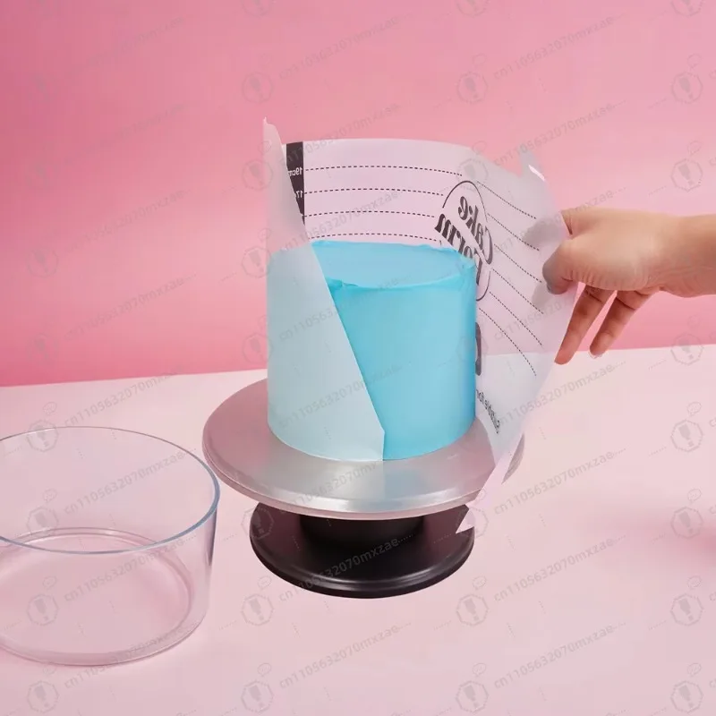 2025 new cake tool 6 inch 8 inch 10 inch acrylic cream forming starter kit cake high round decorative cream mold