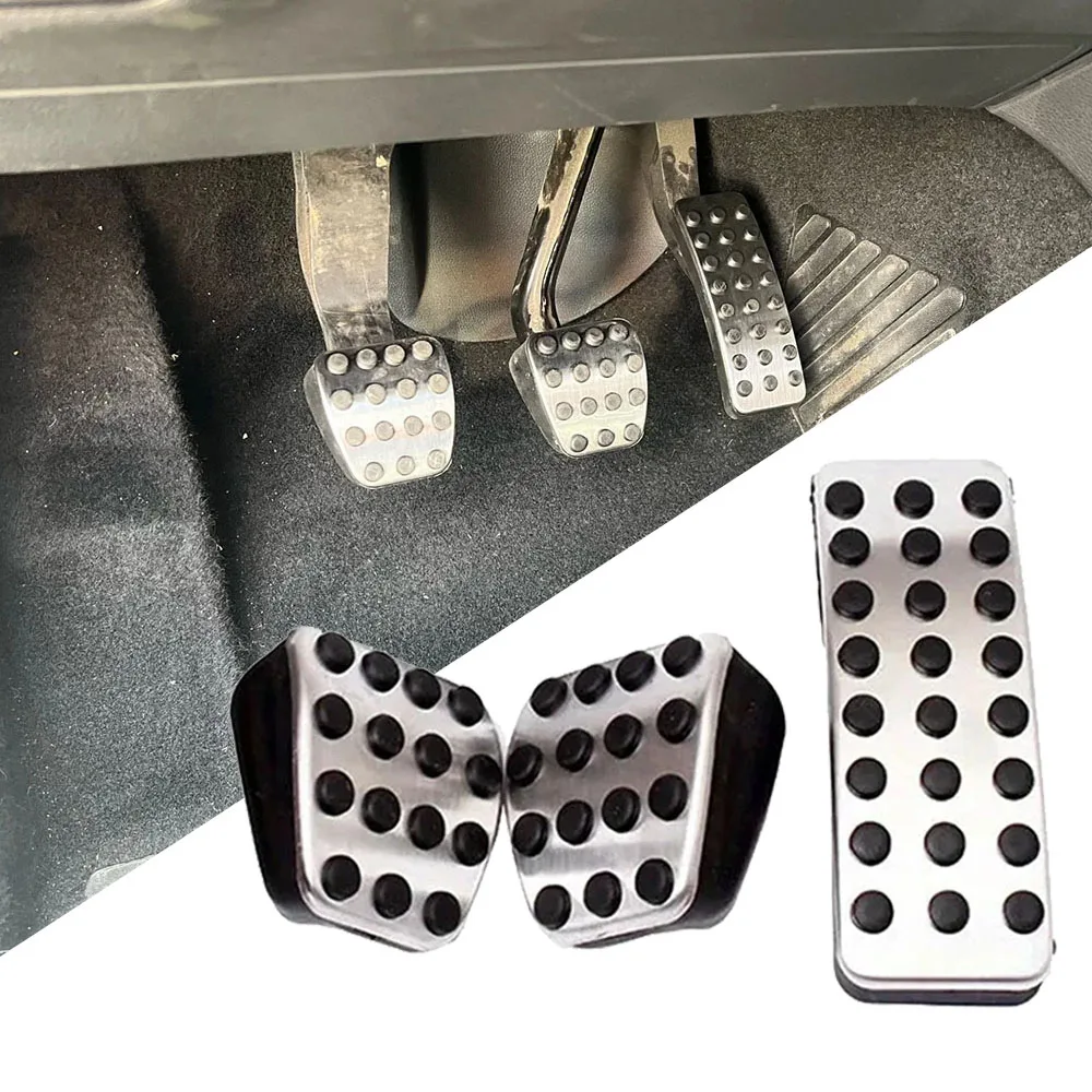 Foot Gas Brake Pedal Cover For Benz AMG W176 W245 W246 W251 W164 W166 X164 X166 C177 X156 A B CLA GLA ML GL R-class
