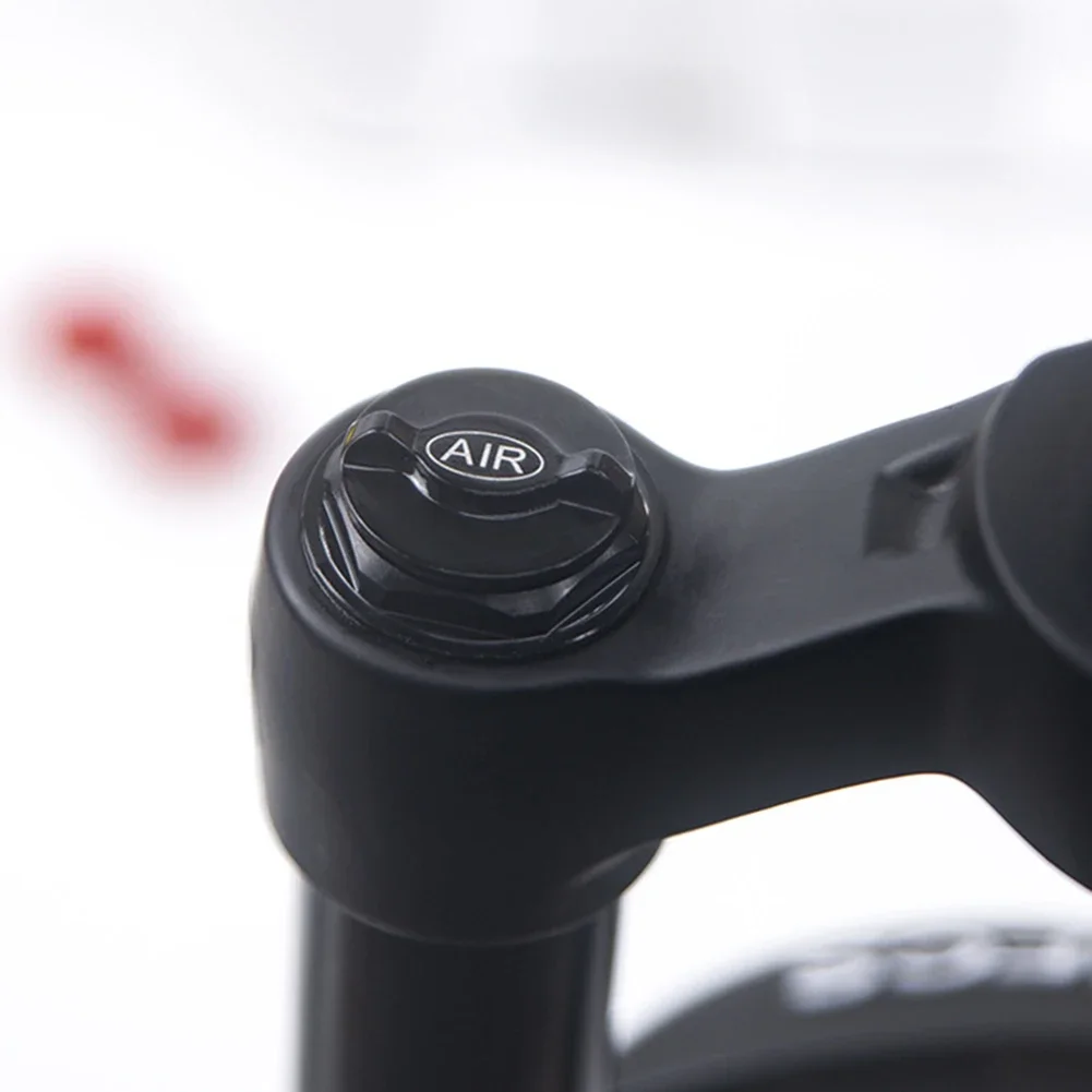 MTB Bike Front Suspension Fork Air Gas Valve Cap Bicycle Aluminum Protective Shoulder Cover Dust Cap Bicycle Accessories