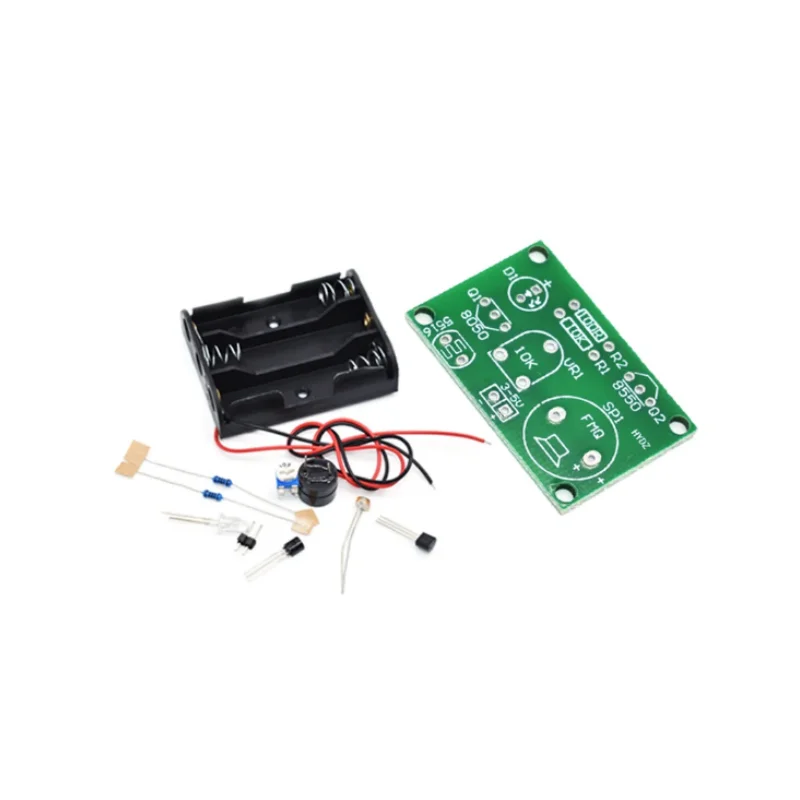 Photosensitive Sound Light Alarm DIY Electronic Production Kit Invention Assembly Sound and Light Sensor Module Device Suite