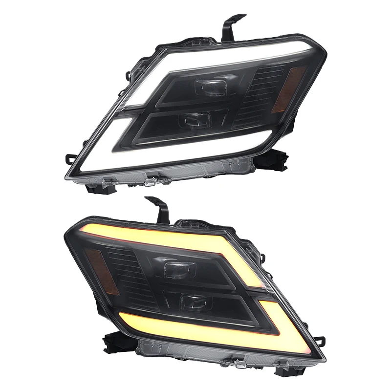 

Передние фары для Nissan Patrol Y62 2012-2019: Обновленные светодиодные фары Plug and Play для автомобиля