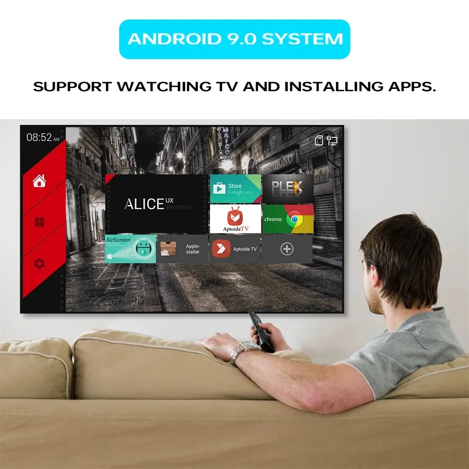 Console de jeu vidéo rétro Hyper Base R1, avec plus de 116,000 jeux, pour PSP/PS1/PS2/MAME/N64, Android TV Box, émulateur, 5G, WIFI, 4K