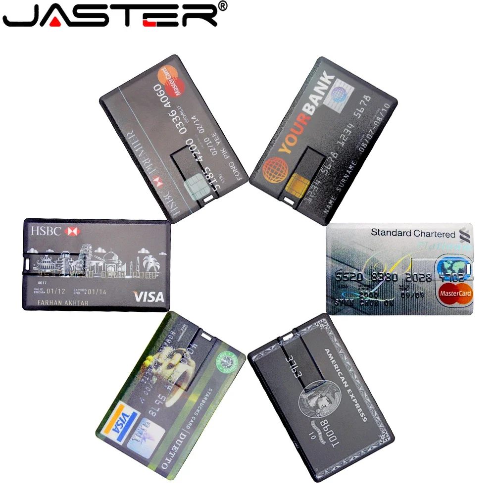 

JASTER Customized Logo USB Flash Drive 128GB Portable Memory Stick 64GB Card Pen Drive 32GB 16GB 8GB Plastic USB Stick U Disk