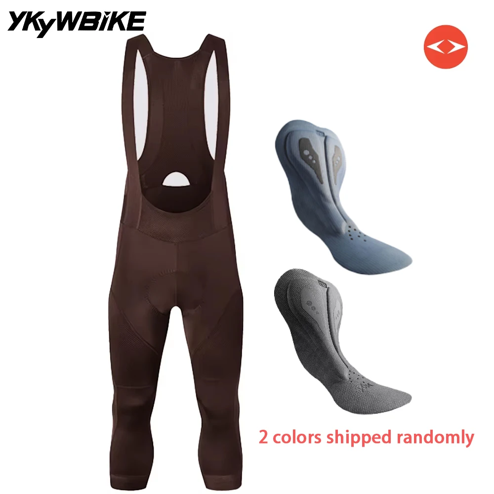 Ykyw Herren Pro Team Träger hose Radhose Hose Sport MTB Fahrrad bekleidung Mann Fahrrads horts 4 Stunden Reiten gepolstert – Detail 15