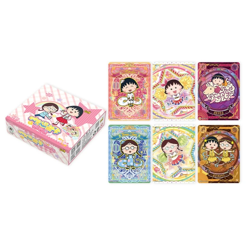 New In Chibi Maruko-chan Classic Popular Cute Anime Characters Collection Hobby Cards New Year Constellation Children's Gift