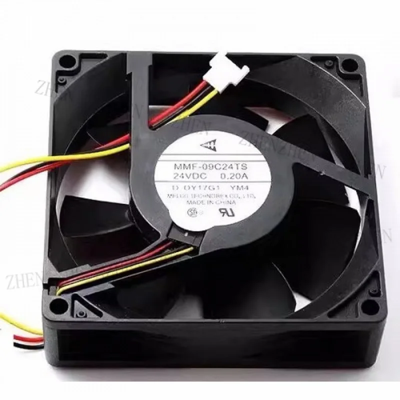 Y  for Mitsubishi MMF-09C24TS YM4 DC24V 0.20A 3-Pin Axial Cooling Fan