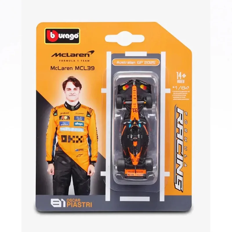 在庫あり 新品 ブラーゴ F1 1/64 フェラーリ SF25 # 16 # 44