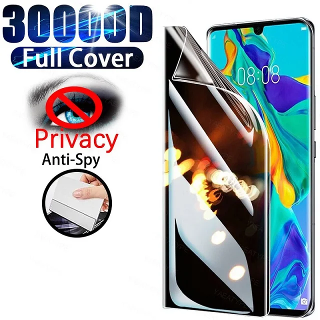 Privacy Hydrogel Film Screen Protector For Realme P1 12+ 12 Pro+ Narzo C65 70 70x 12x 5G China Lndia For C65 Note 50