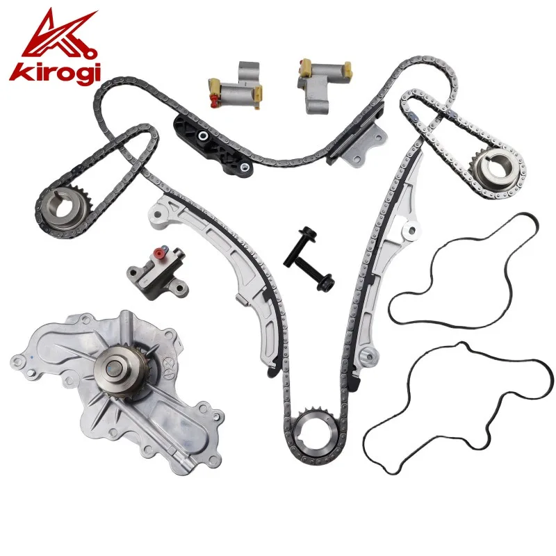 Kit catena distribuzione motore con pompa acqua per Ford Edge Flex Taurus 07-10 per Lincoln MKS MKT MKX Mazda 6 CX-9 3.5L 3.7L 7T4Z-6256-A