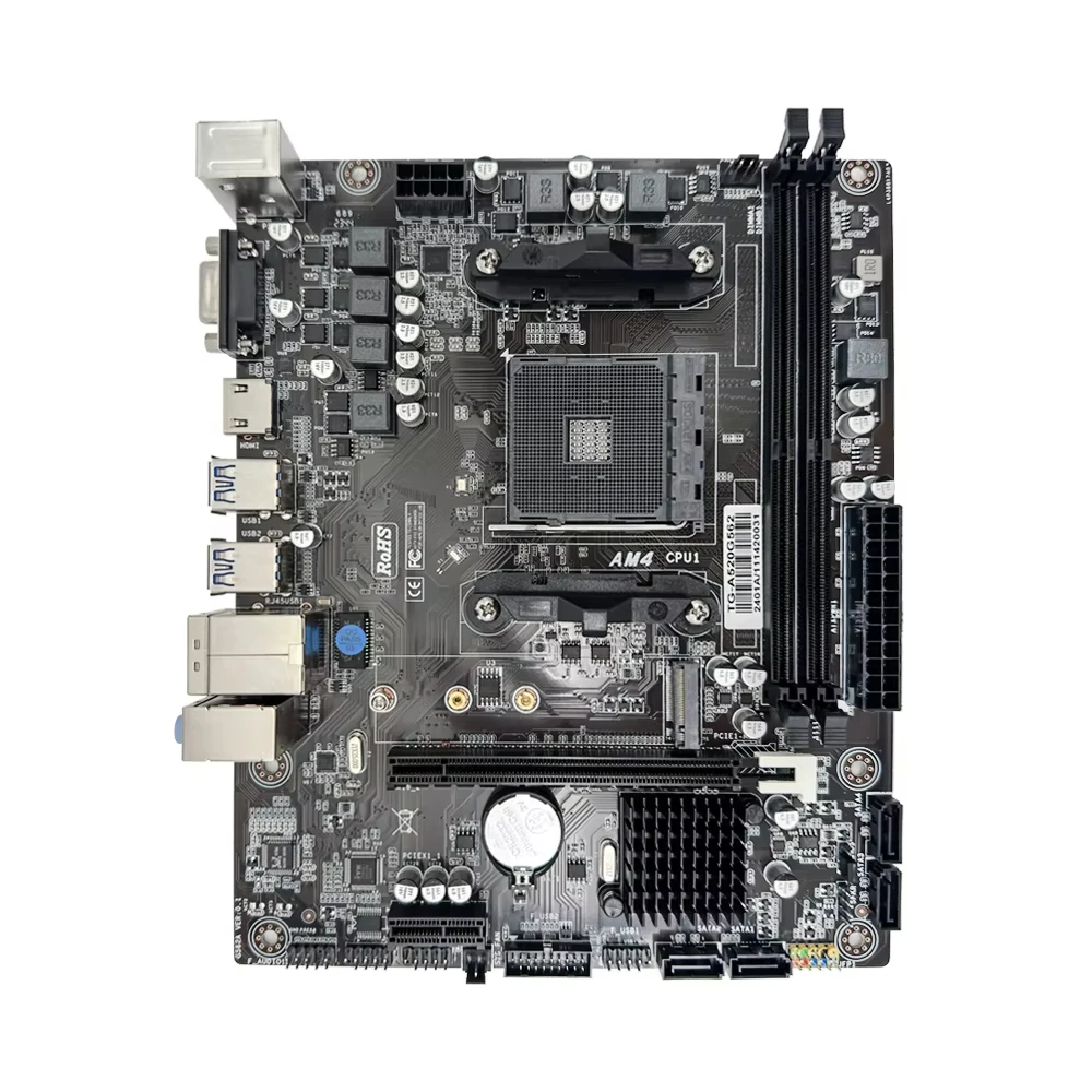 SOYO AMD A520M Motherboard Support Ryzen CPU R3 R5 R7 3000 4000 5000 Series Mainboard AM4 M.2 NVME DDR4 Computer components
