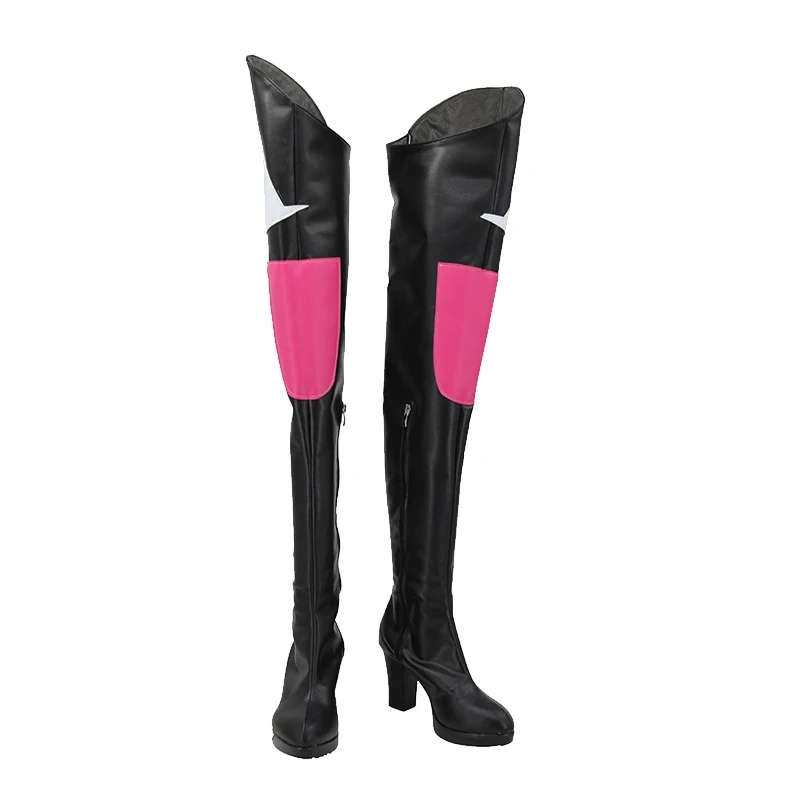 Anime Kpop Demon Hunters Mira Huntrx Rumi Strój Cosplay Buty Ręcznie Robione Botki ze Sztucznej Skóry