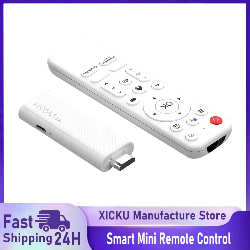 

New H96 MAX H313 Mini TV Stick Android 14 Smart TV Box Android14 2GB 16GB 8GB Wifi6 BT 4K HD Google Voice Media Player