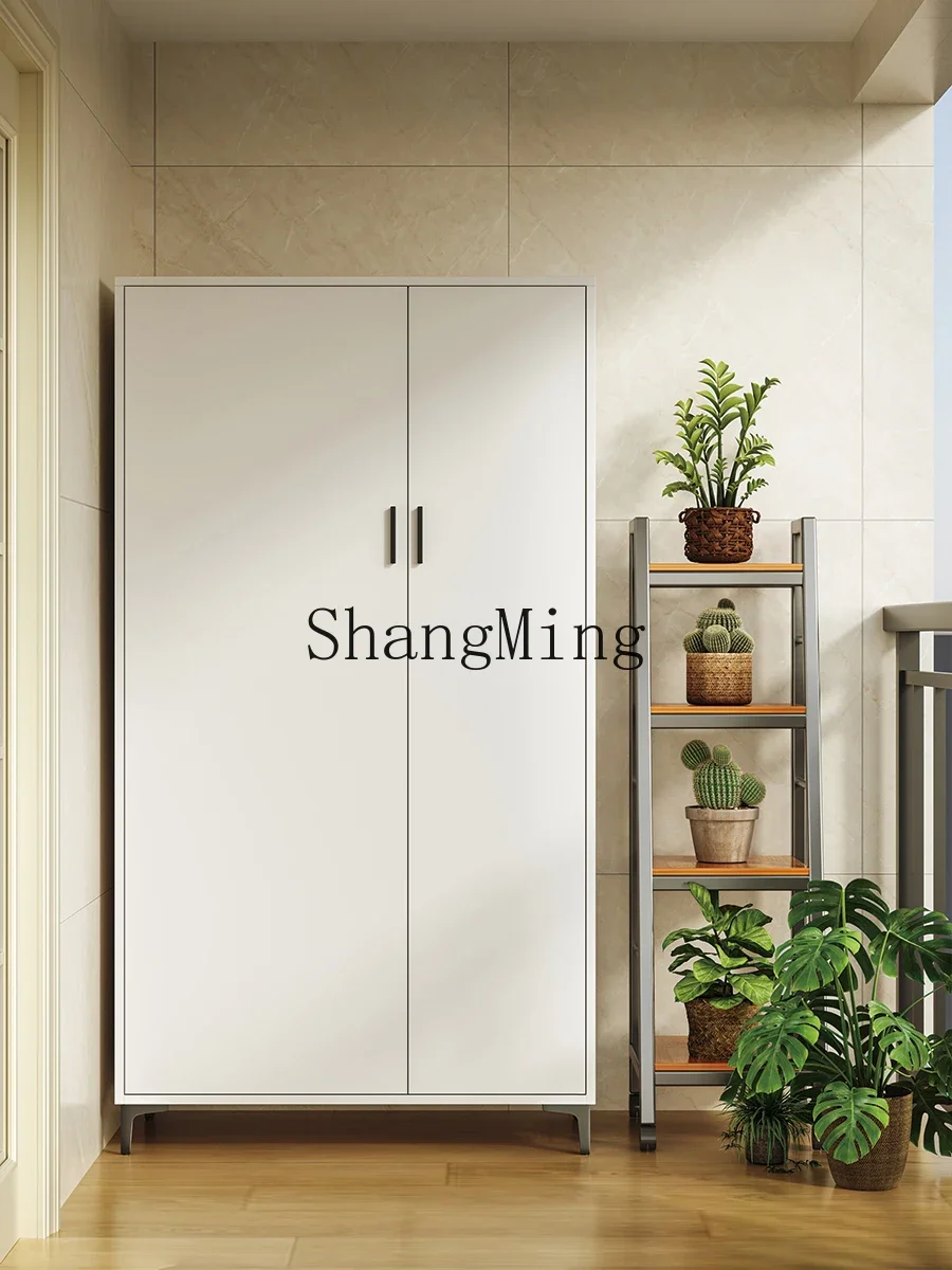 CLAlloy Balcony Cabinet Storage Waterproof Sunscreen Household Storage Outdoor Sundries Cabinet