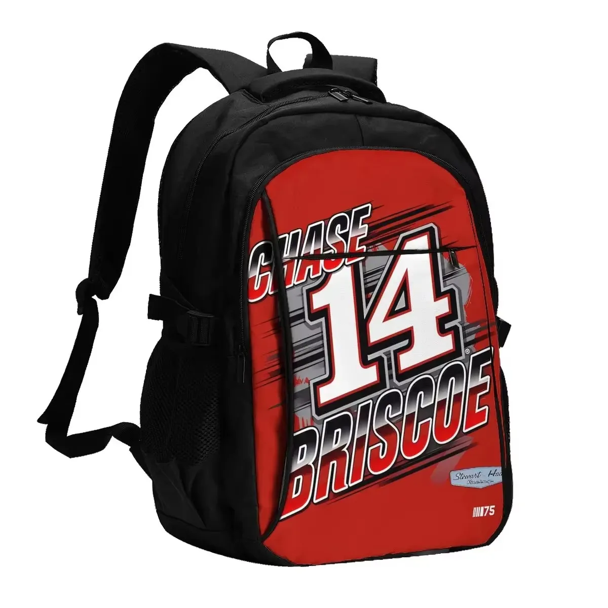 

Chase Briscoe 14 Travel Laptop Backpack, Business Water Resistant Backpack with USB Charging Port, College Bag for Men & Women