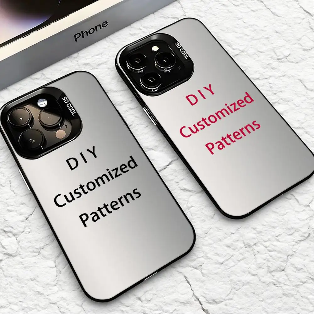 

Customized patterns diy Phone Case For iPhone 17 16 15 14 13 12 11 Pro Max Air Matte Laser Aurora Shockproof Funda