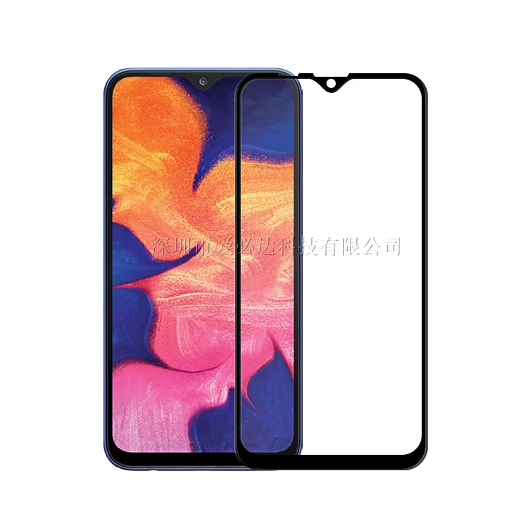 2 Pcs Curved Tempered Glass For Samsung Galaxy A10 Full Cover 11H Protective film Screen Protector For Samsung Galaxy a10