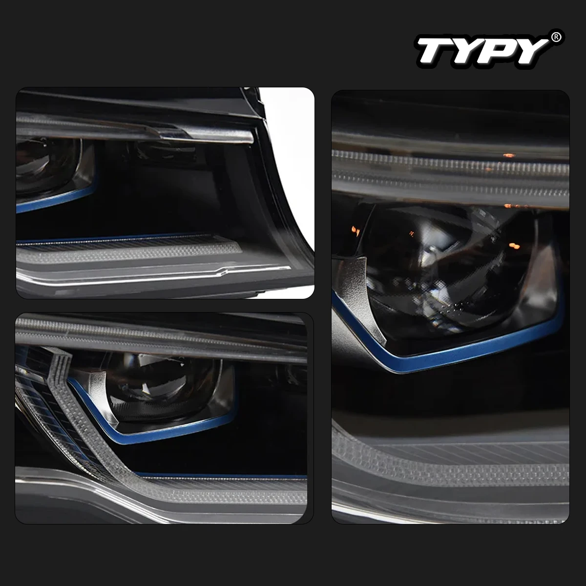 2019-2022 BMW 3 시리즈 G20 G28 헤드라이트 어셈블리 LED 프로젝터 렌즈 전조등용 TYPY 자동차 라이트
