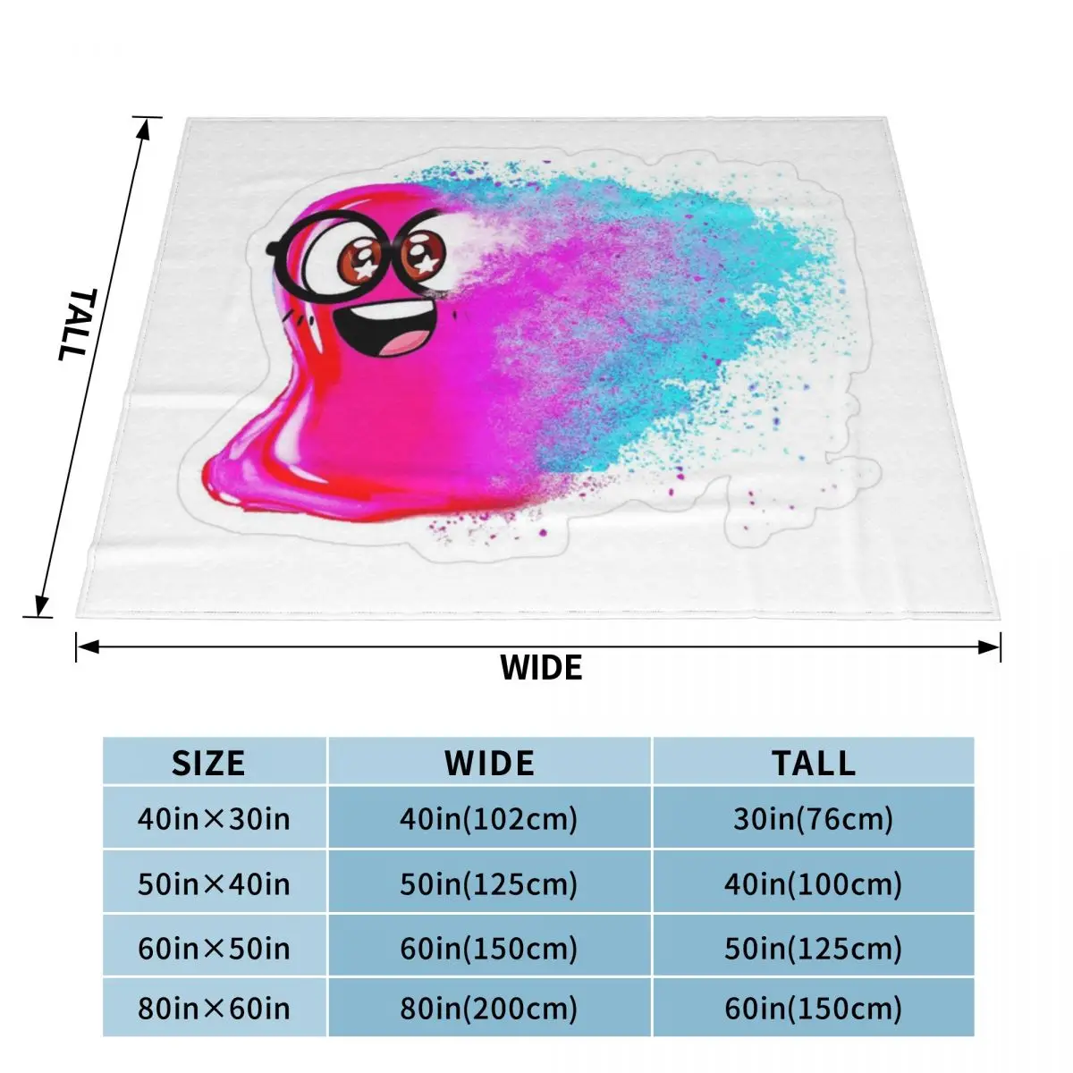 Super Slick Slime Sam Blankets Soft Warm Flannel Throw Blanket Cover for Bed Living room Picnic Travel Home Couch