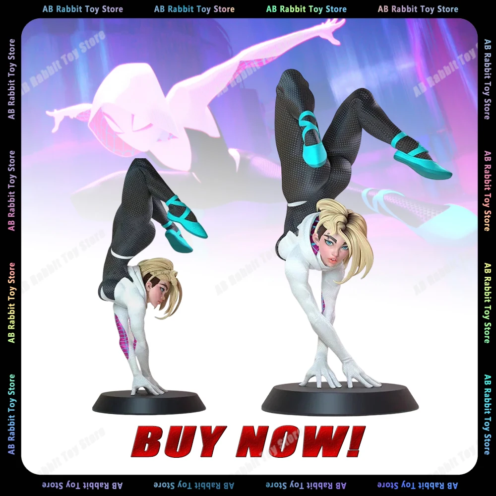 18cm Spidergwen Figure Spider Girl Anime Figure Movie Role Gwen Action Figurine Pvc Model Collectible Doll Desk Decora Toy Gift