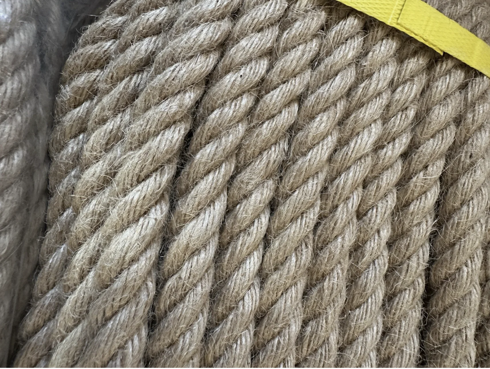 Jute Rope 18mm X 50Ft Natural Hemp, Thick, Swing, Heavy Duty, Tug of War