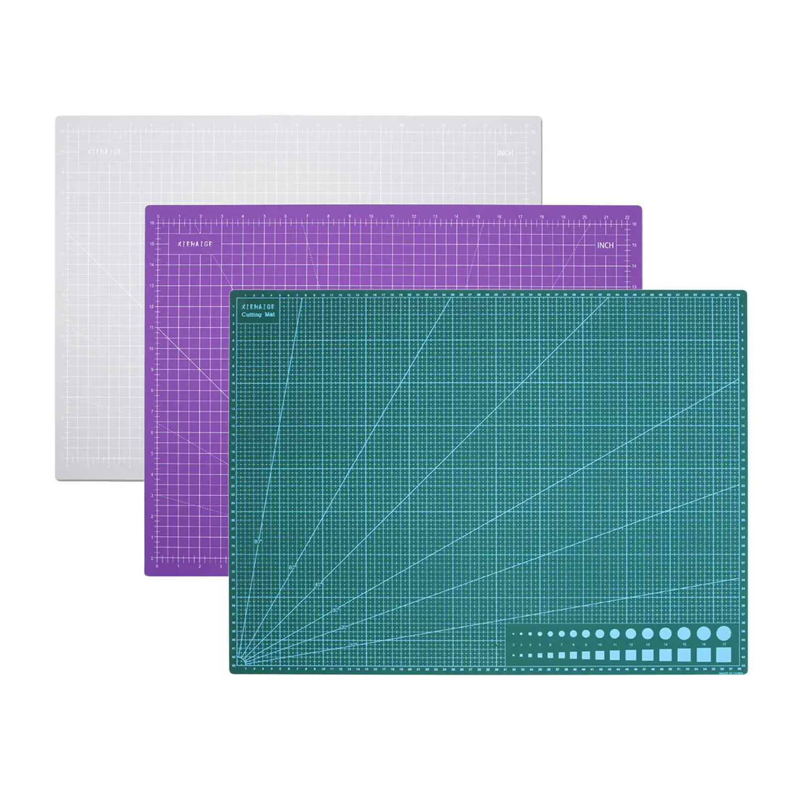 Premium Self Cutting Mat Quality PVC Construction Sided, Grid Lines - Perfect for Cutting, Sewing, and Crafts