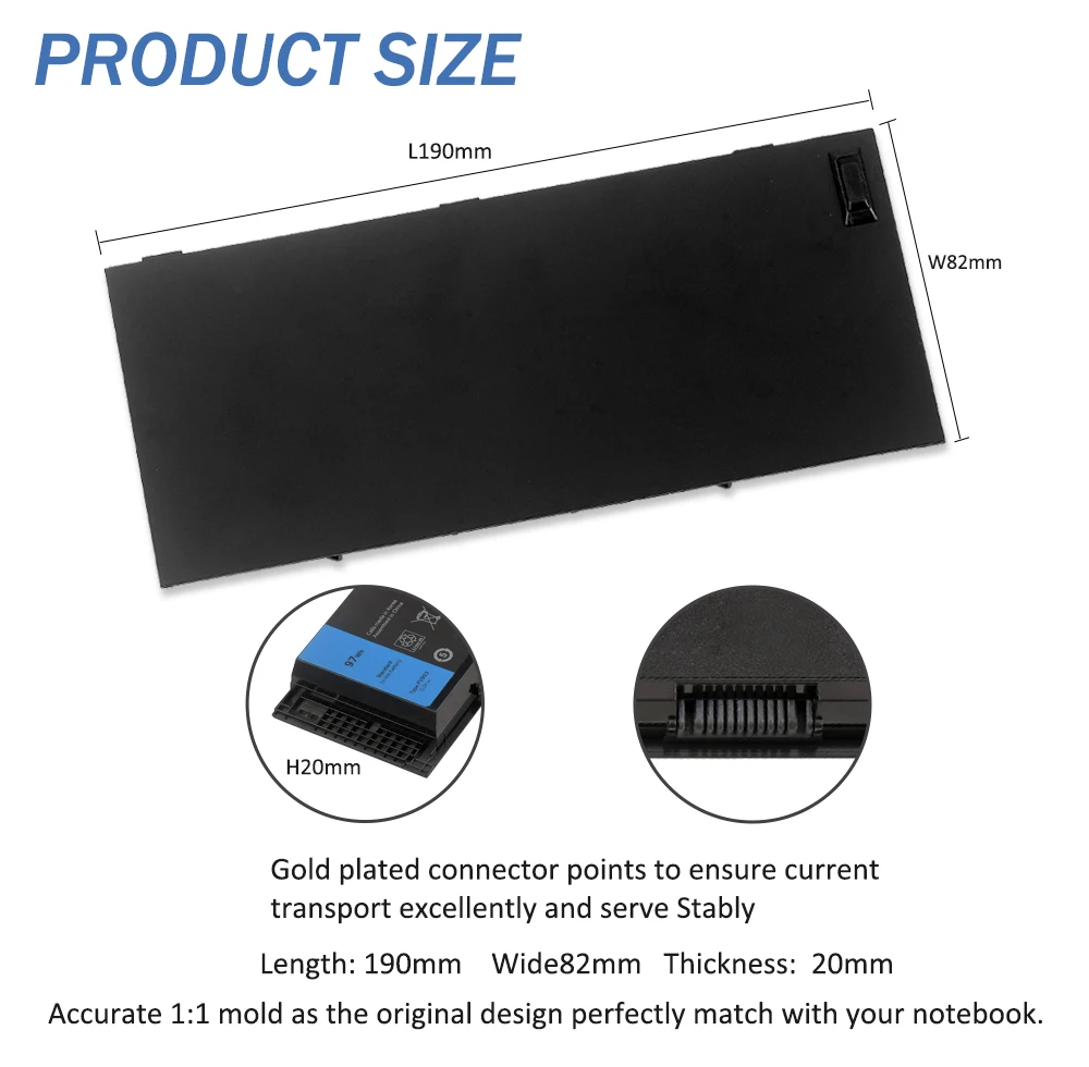 ETESBAY 9/6 셀 FV993 PG6RC DELL Precision M6600 M6700 M6800 M4800 M4600 M4700 FJJ4W R7PND OTN1K5 11.1V 97WH