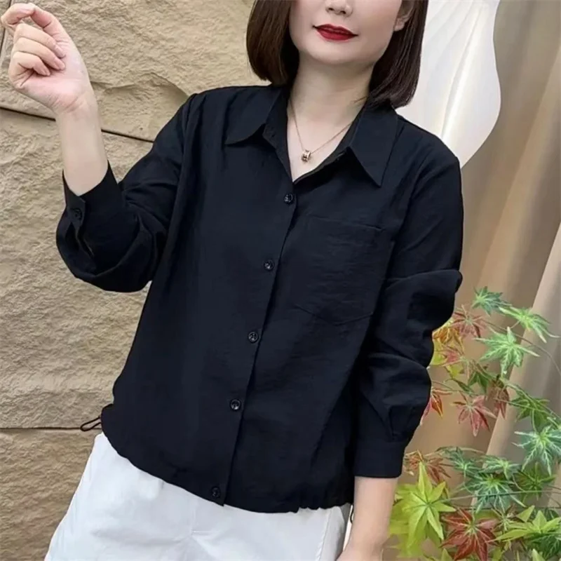 Shirt Jacket Female 2026 Spring Autumn New Fashion Western-Style Coat Joker Short Loose Outwear Slim Casual Overcoat Top Women