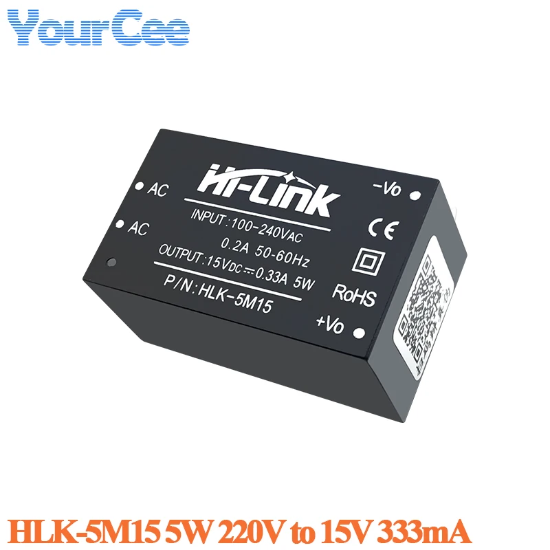 5W 220V to 5V/3.3V/9/12V/15V/24V AC to DC Step Down Buck Power Supply Module HLK-5M03 HLK-5M05 HLK-5M09 HLK-5M12 5M24 5M15 5M03C