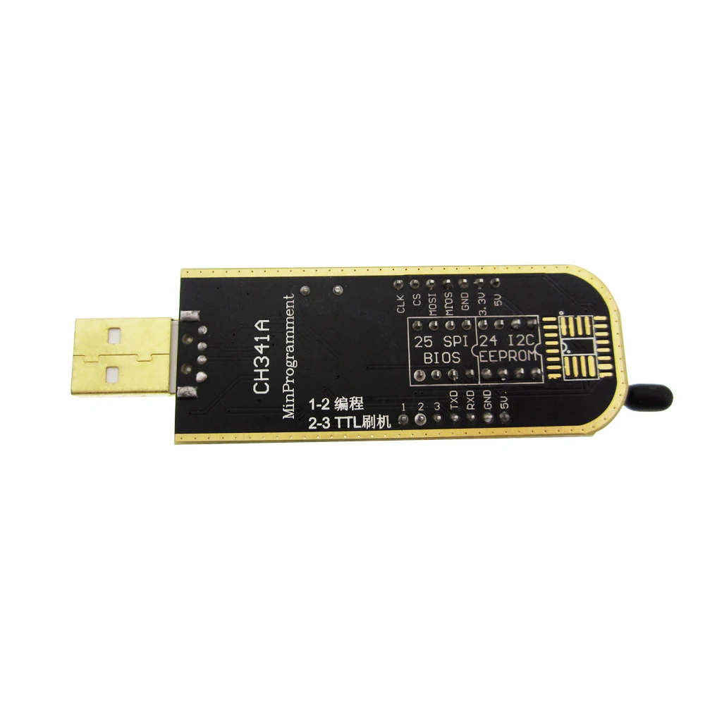 CH341A 24 25 Series EEPROM Flash BIOS USB Programmer with Software & Driver