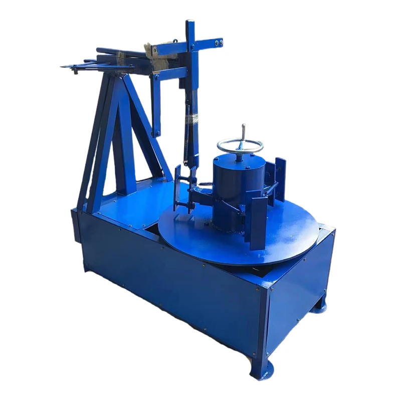 

New 1200mm Truck Waste Tires Double Sidewall Tire Cutting Machine 220V Motor Condition New for Rubber Product Making Machinery