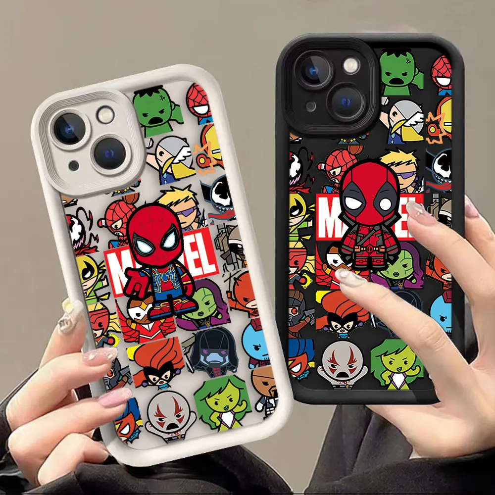 

Marvel Spider Iron Man Cover Phone Case For Samsung Galaxy F06 S20 S21 S22 S23 S24 FE S25 NOTE 20 PLUS ULTRA Silicone Case Shell