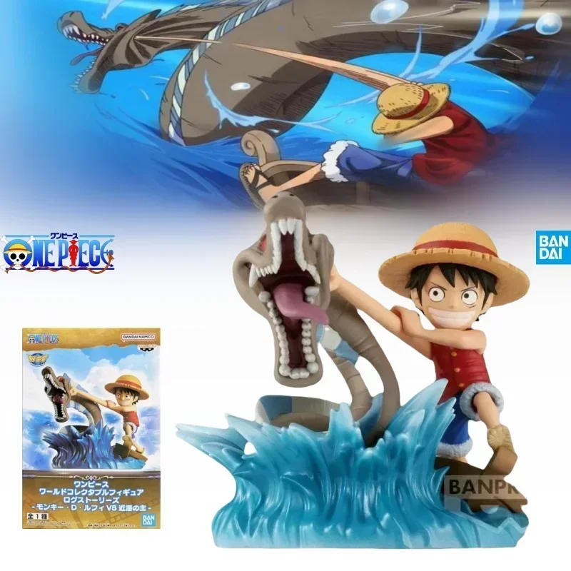 

BANDAI Anime One Piece WCF Series Luffy VS Lord of The Coast Figures Pvc Statue Model Dolls Collectible Children Toy Kids Gifts