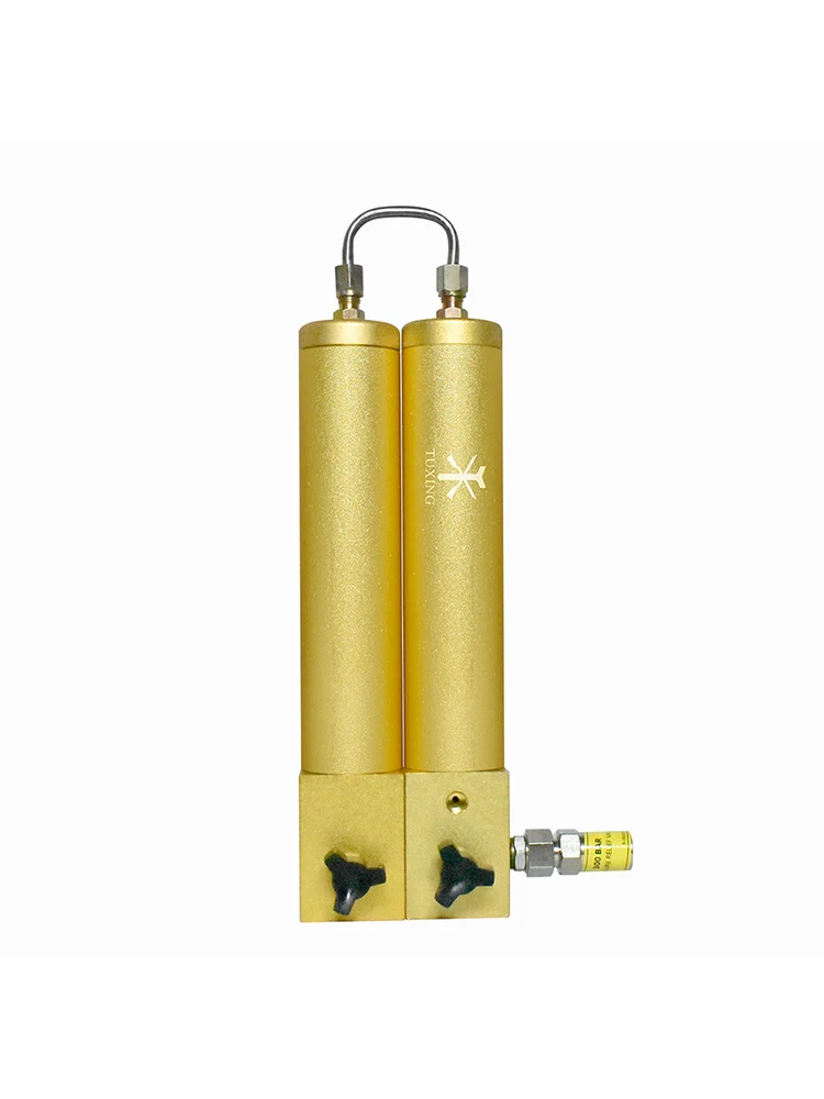 TUXING 4500Psi luchtcompressorfilter Olie-waterfilterafscheider Dubbel filter met veiligheidskleppen Hybride filter met actieve kool - afbeelding 2