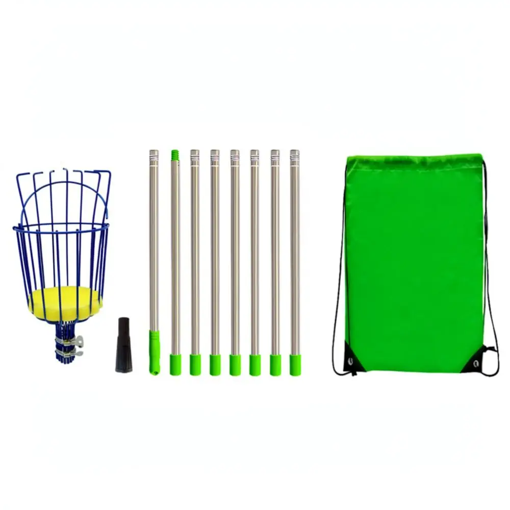 High Altitude Fruit Picker Stainless Steel Harvesting Pole For For Wancheng Garden Tool Outdoor Tree Fruit Collector