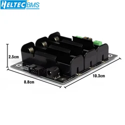 Power Bank case 12V Battery Holder 21700 Storage Box Balance Circuits 40A 80A BMS PCB 3S Power Wall 21700 battery pack DIY Ebike