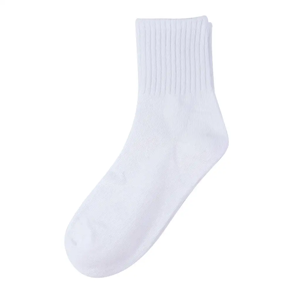 

Personality Sweet Solid Color College Style Casual Socks Autumn and Winter Striped Socks Tube Socks Women Socks Cotton Hosiery