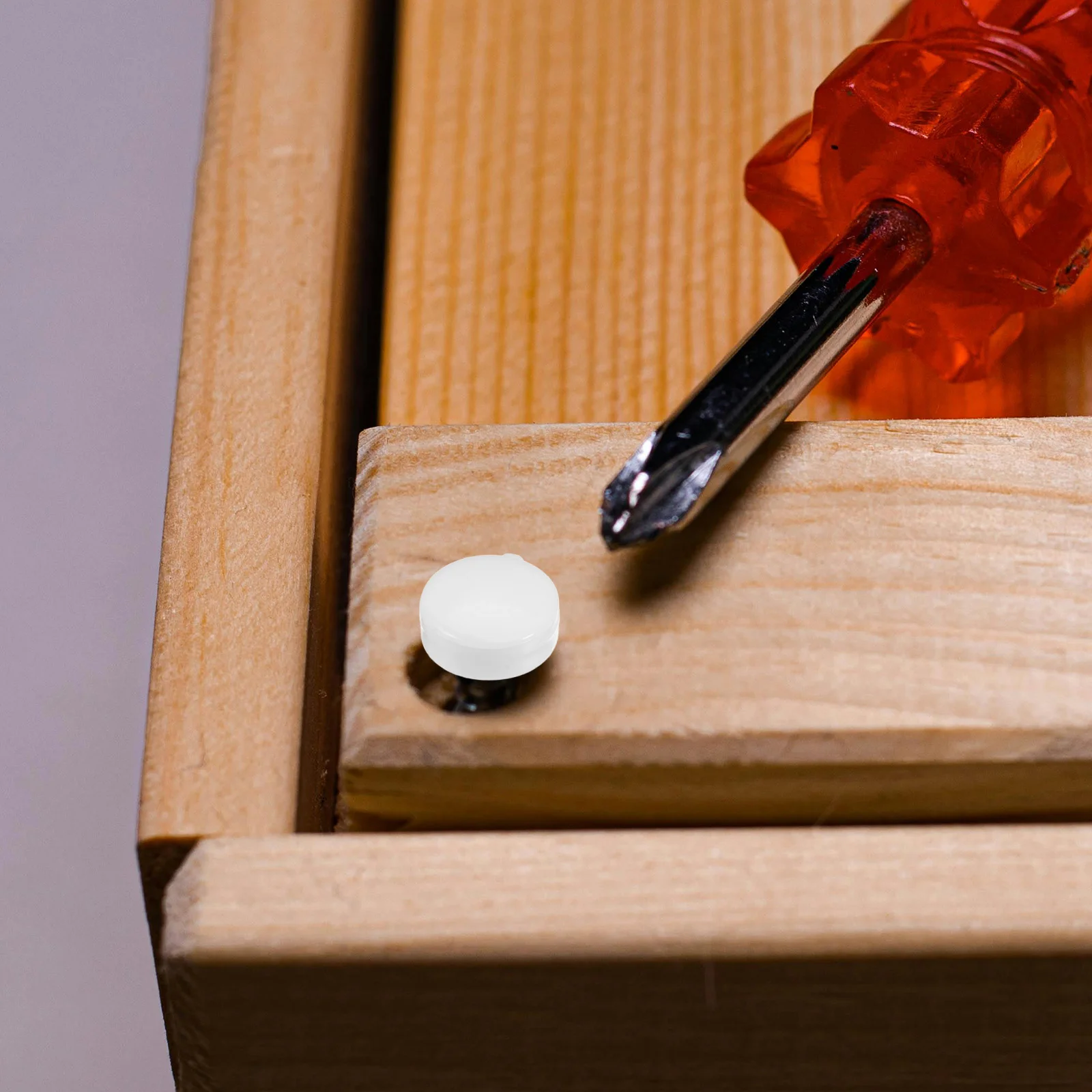 

400pcs Screw Caps Plastic Decorative Cover For Furniture Self-Tapping Plug Press -In Shutter Fasteners Bolt Covers