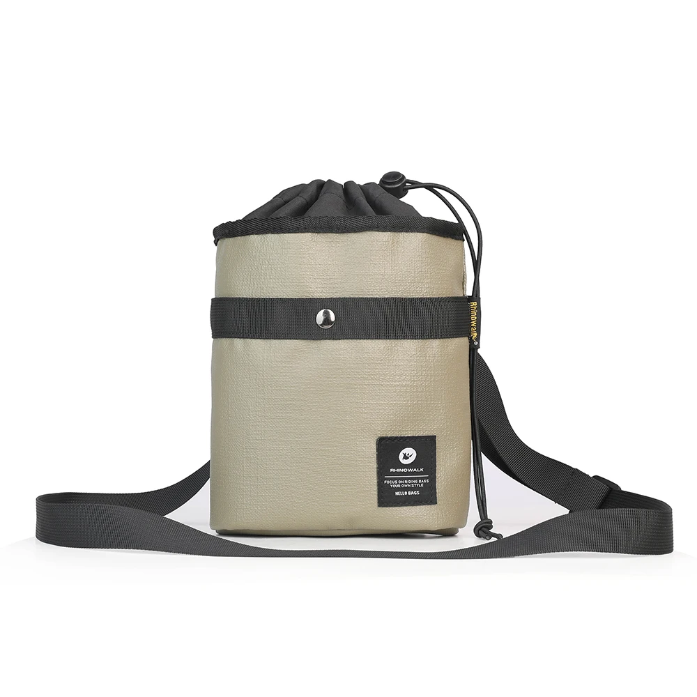 Rhino walk Fahrrad Wasser flasche Tasche 2,5 l Morandi Farbe Vorder rohr Tasche Fahrrad Lenker Tasche tragbare Pendler Fahrrad Kessel Tasche