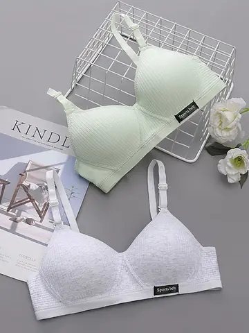 Sport Underwear for Teens Seamless Girl No Underwire Training Bra Soft Skin-Friendly School Girl Small Size Bra Clothing