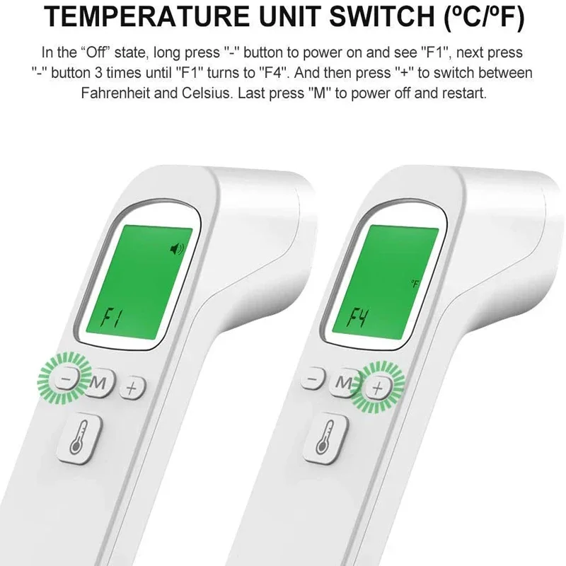 Medical Thermometer Non Contact Infrared Digital Thermometer Body Temperature Fever Measure Tool For Child Adult