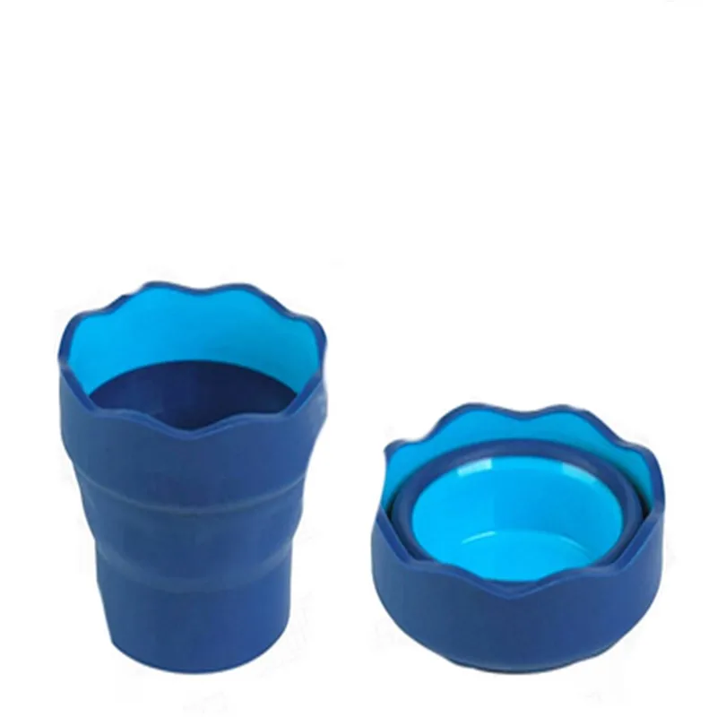 1pc retractable water cup  Pen bucket  Brush tube  Painting telescopic bucket  Collapsible water cup