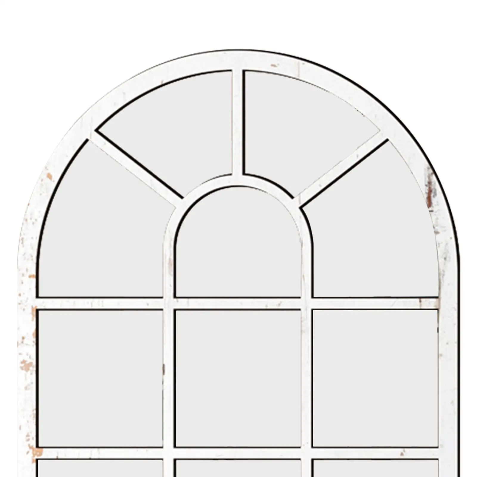 Arched Window Wall Mirror Modern Wall Decorative Mirror Windowpane Arch Mirror for Bathroom Entryway Vanity Living Room Bedroom Arched Window Wall Mirror Modern Wall Decorative Mirror Windowpane Arch Mirror for Bathroom Entryway Vanity Living Room Bedroom
