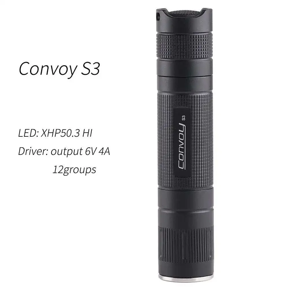 

Convoy S3 XHP50.3 HI EDC Flashlight Mini Flashlights Torch Light