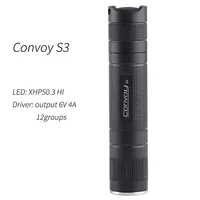 Convoy S3 XHP50.3 HI EDC Flashlight Mini Flashlights Torch Light