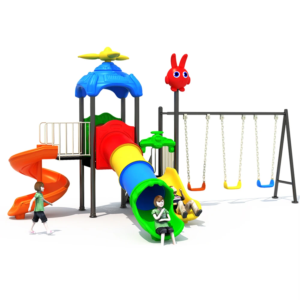 Wholesale Kids Baby Outdoor Playground Equipment Game Center China Reasonable Price Outdoor Kids Swing Set Playground Playhouse