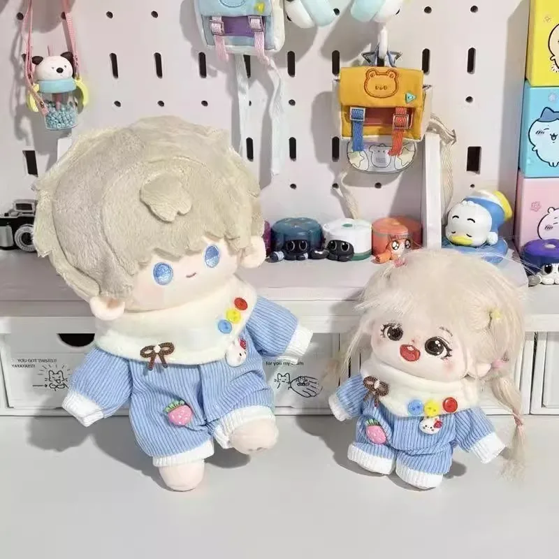 Dreamland Serie Siamesed Klimmen Kleding voor Poppen 10/20 cm Kawaii Katoen Hanger Hoed Vervanging Pak voor Speelgoed poppen