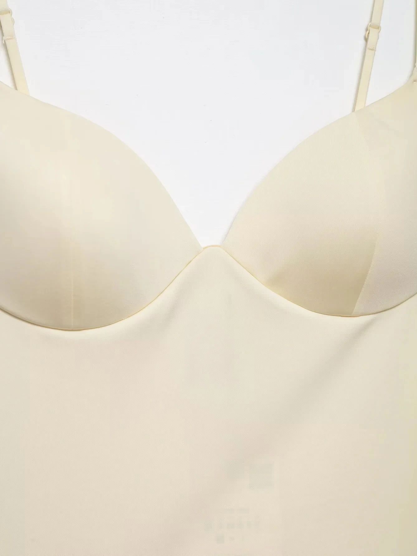 HH Damen Mode Schlankes Camisole-Top Einfarbig Minimalistisch Lässig Spaghettiträger Kurzes Top 2026 Sommer Back-to-School-Outfit – Detail 6